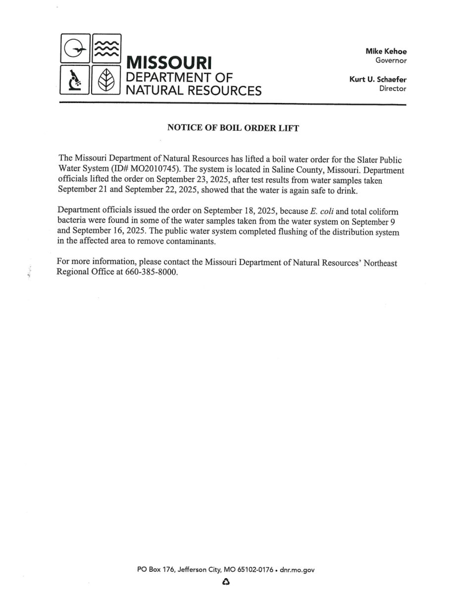 Boil Order Update